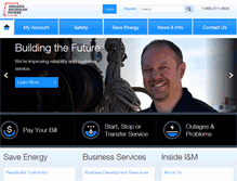 Tablet Screenshot of indianamichiganpower.com